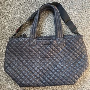 Black MZ Wallace Large Metro Tote Deluxe